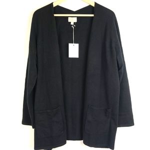 New Ryllace 100% Cashmere Open Cardigan Sweater 2X